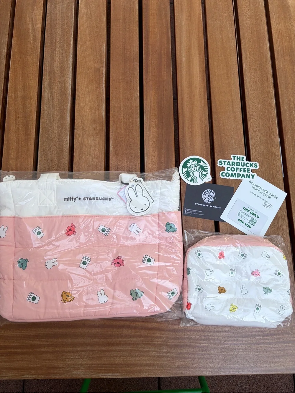 Miffy Starbucks bag and pouch- reserve exclusion